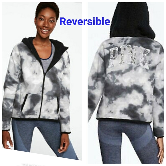Pink Bling Reversible Sherpa sz-M